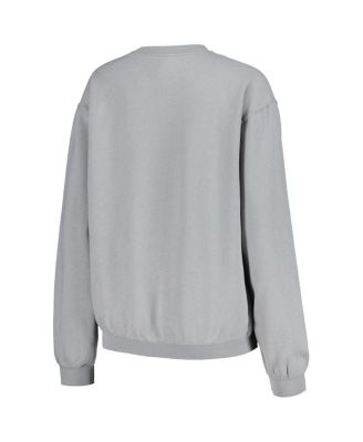 Women's Gray San Francisco Giants Pigment Dye Pullover Sweatshirt