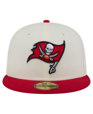 Men's White/Red Tampa Bay Buccaneers Main 59FIFTY Fitted Hat