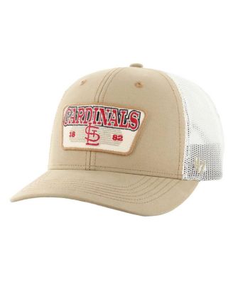 '47 Brand - Men's Khaki St. Louis Cardinals Ridgewood Trucker Adjustable Hats