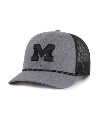 '47 Brand - Men's&nbsp;Gray Michigan Wolverines Carbon Rope Adjustable Hat