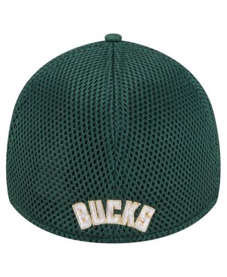 Men's Hunter Green Milwaukee Bucks Subtle Camo 39THIRTY Flex Hat