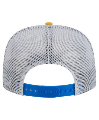 Men's Gold/Blue Los Angeles Chargers Throwback Dye Golfer Snapback Hat