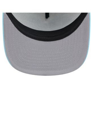 Men's White/Light Blue Tampa Bay Rays Retro Script Trucker 9FIFTY Snapback Hat
