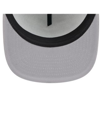 Men's White/Gray New York Yankees Retro Script Trucker 9FIFTY Snapback Hat