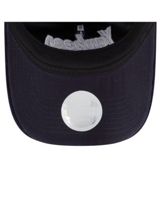 Women's Navy New York Yankees Corduroy 9TWENTY Adjustable Hat