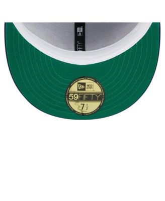 Men's Gray/Navy Boston Red Sox Satin 59FIFTY Fitted Hat