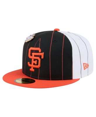New Era - Men's Black San Francisco Giants Pinstripe 59FIFTY Fitted Hat