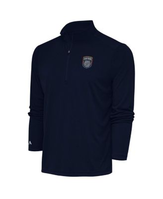 Antigua - Men's Navy San Diego FC Tribute Quarter-Zip Sweatshirt
