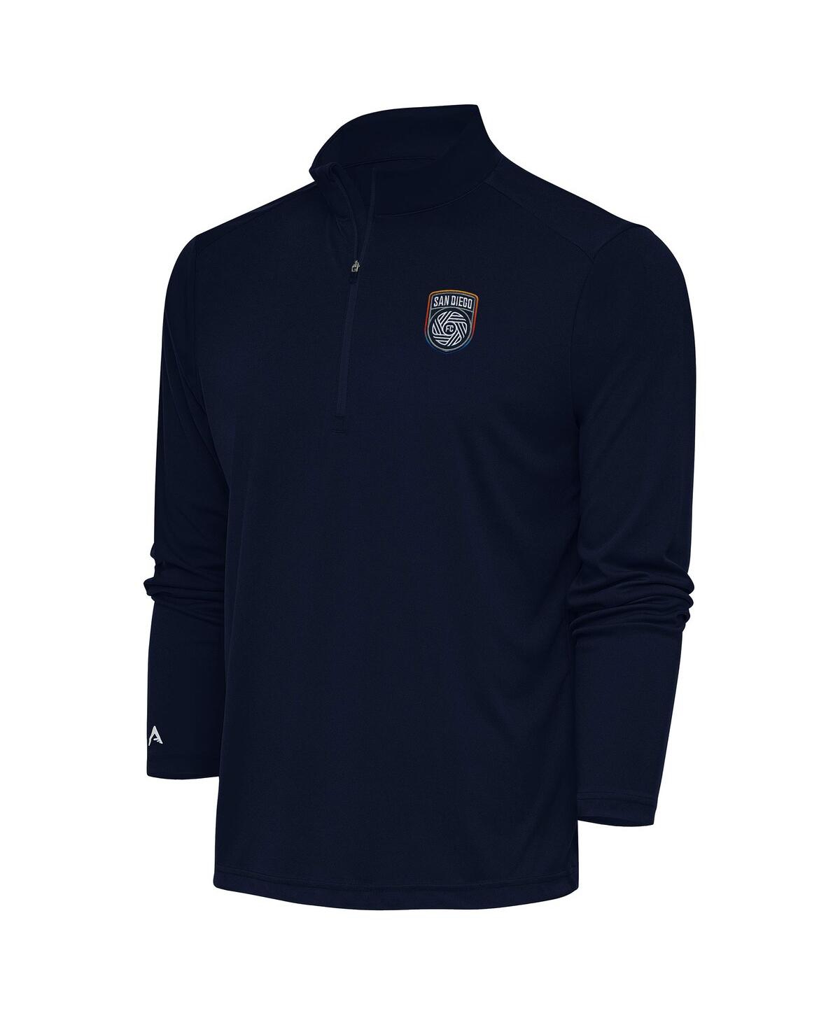 Men's Navy San Diego Fc Tribute Quarter-Zip Sweatshirt - Navy