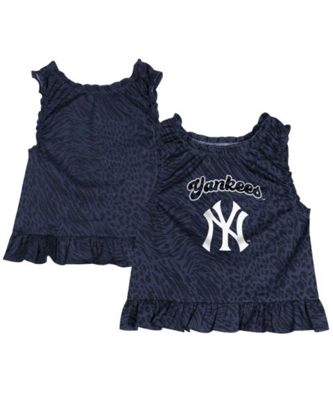 Платье Outerstuff Navy New York Yankees Playground для девочек-малышей