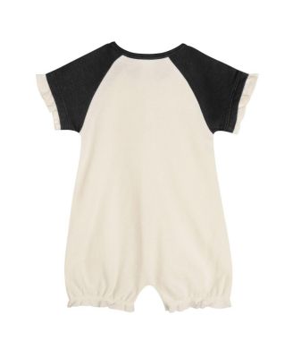 Baby Boys and Girls White Arizona Diamondbacks Slide Run Raglan Coveralls