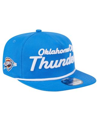 New Era - Men's Blue Oklahoma City Thunder Team Text Golfer Snapback Hat