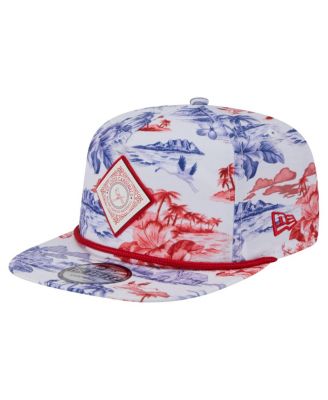 New Era - Men's White St. Louis Cardinals Printed Island Golfer Snapback Hat