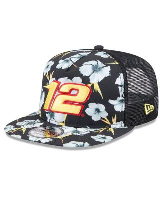 New Era - Men's Black Ryan Blaney Adventure Pattern Golfer Adjustable Hat