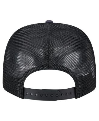 Men's Black Los Angeles Angels Adventure Drinks Pattern 9SEVENTY Stretch-Snap Hat