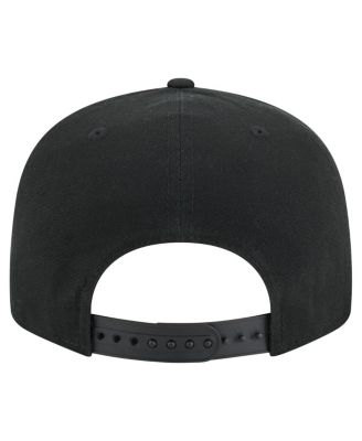 Men's Black Dallas Mavericks Adventure Canvas Split Panel 9FIFTY Snapback Hat