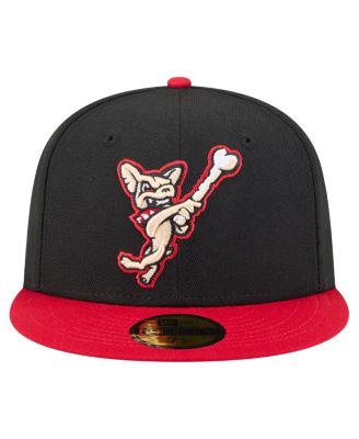 Men's Black/Red El Paso Chihuahuas Authentic Collection 59FIFTY Fitted Hat