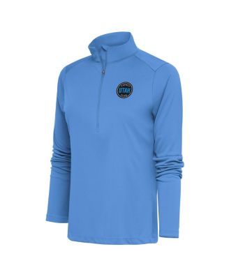 Antigua - Women's Light Blue Utah Hockey Club Tribute Half-Zip Pullover Top