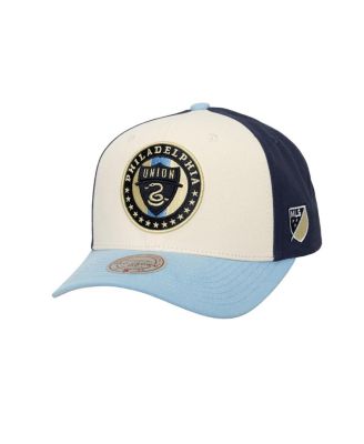 Mitchell & Ness - Men's Cream Philadelphia Union Brushed Off Pro Crown Snapback Hat