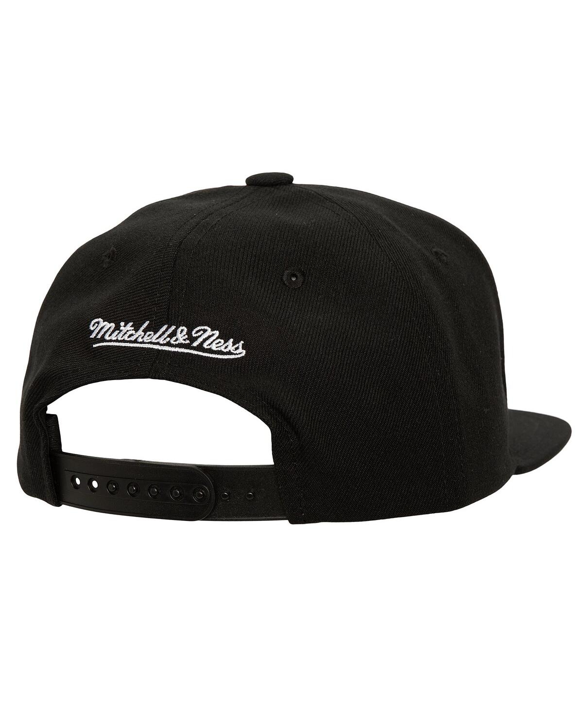 Mitchell & Ness Men's Black Los Angeles Dodgers Cooperstown Collection Basic Flip Snapback Hat