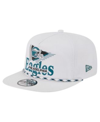 New Era - Men's White Philadelphia Eagles Collide Golfer Snapback Hat