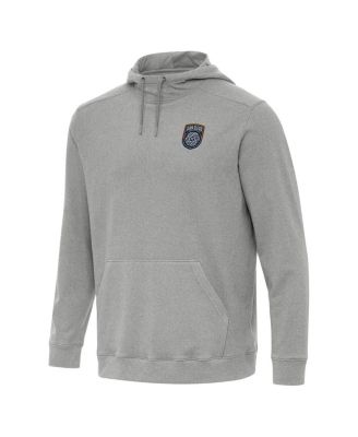 Antigua - Men's Heather Gray San Diego FC Cloud Pullover Hoodie