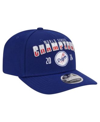 Men's Royal Los Angeles Dodgers 2024 World Series Champions 9SEVENTY Adjustable Hat