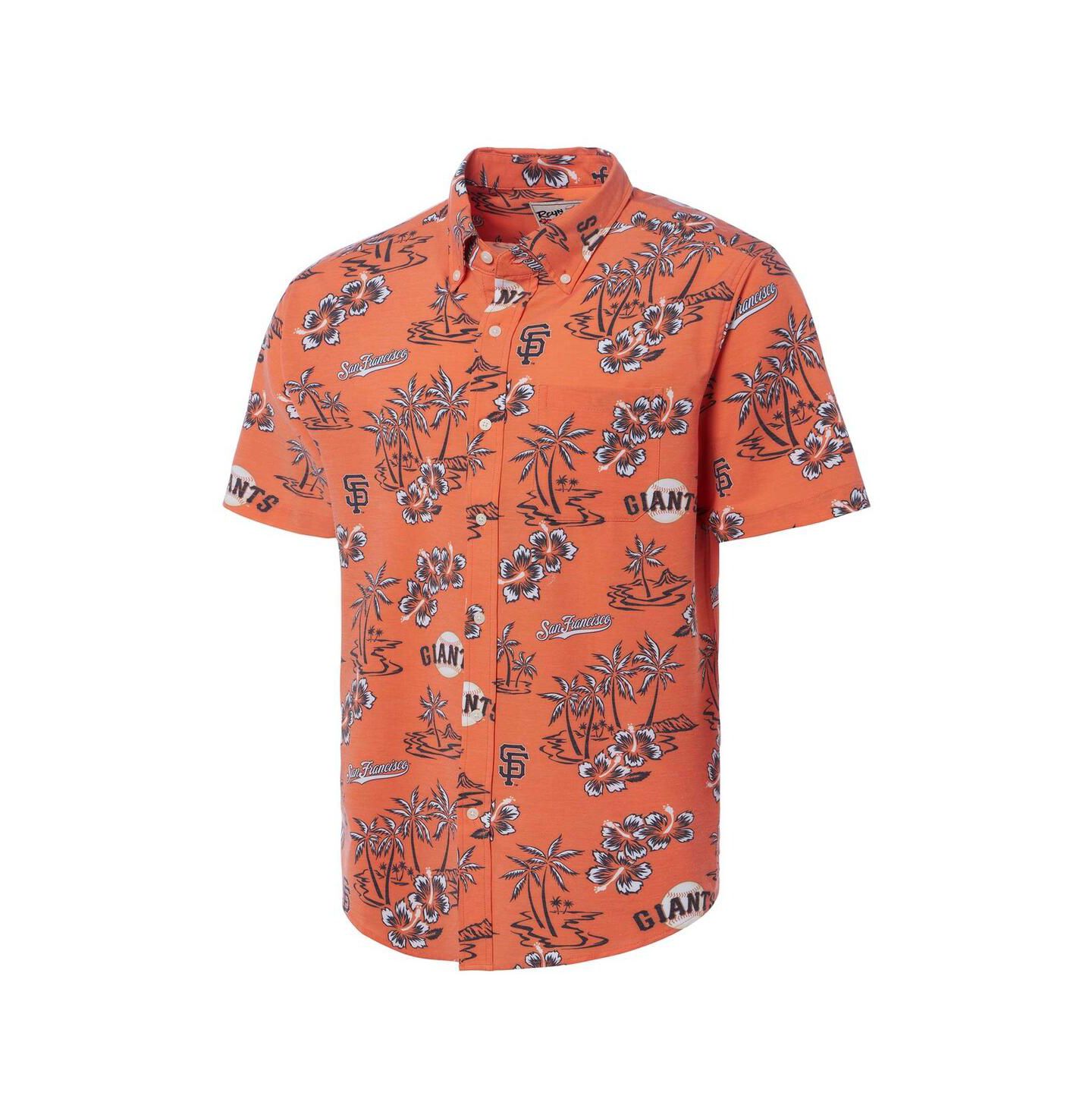 Мужская рубашка Reyn Spooner Orange San Francisco Giants Kekai Button-Down — фото 2