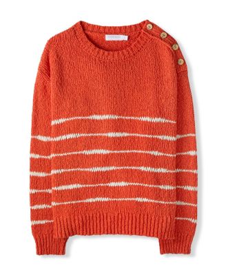 Women's Drop Stitch Breton Sweater