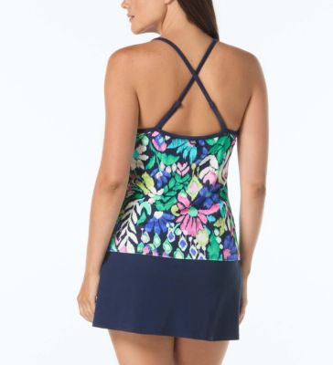 Women's Ambition Fitted Cross Back Tankini Top