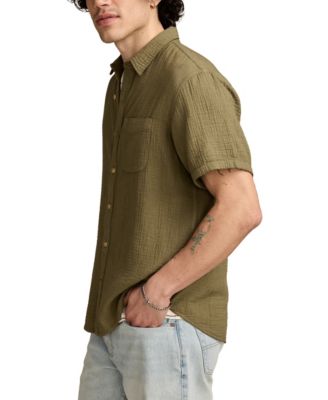 Men's Double Gauze Short Sleeve Shirt