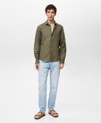 Men's Classic-Fit Linen Shirt