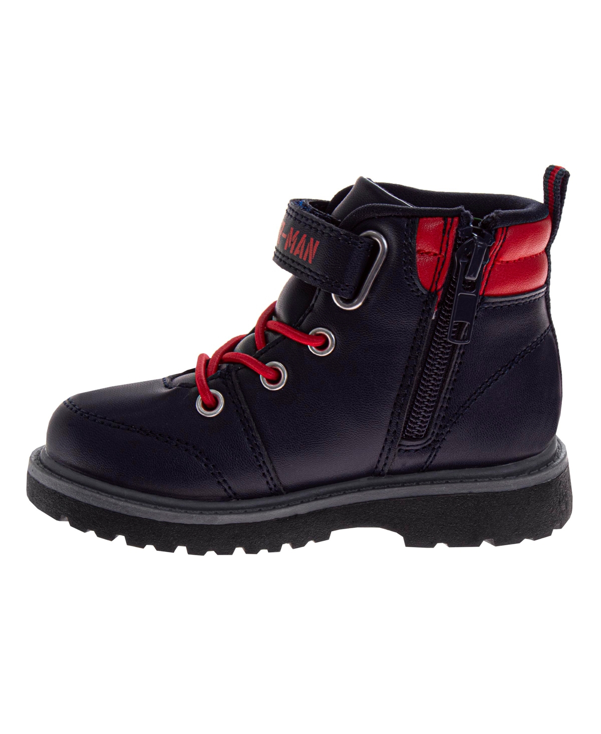 Spider-man Toddler Boys Hook And Loop Casual Boots In Blue