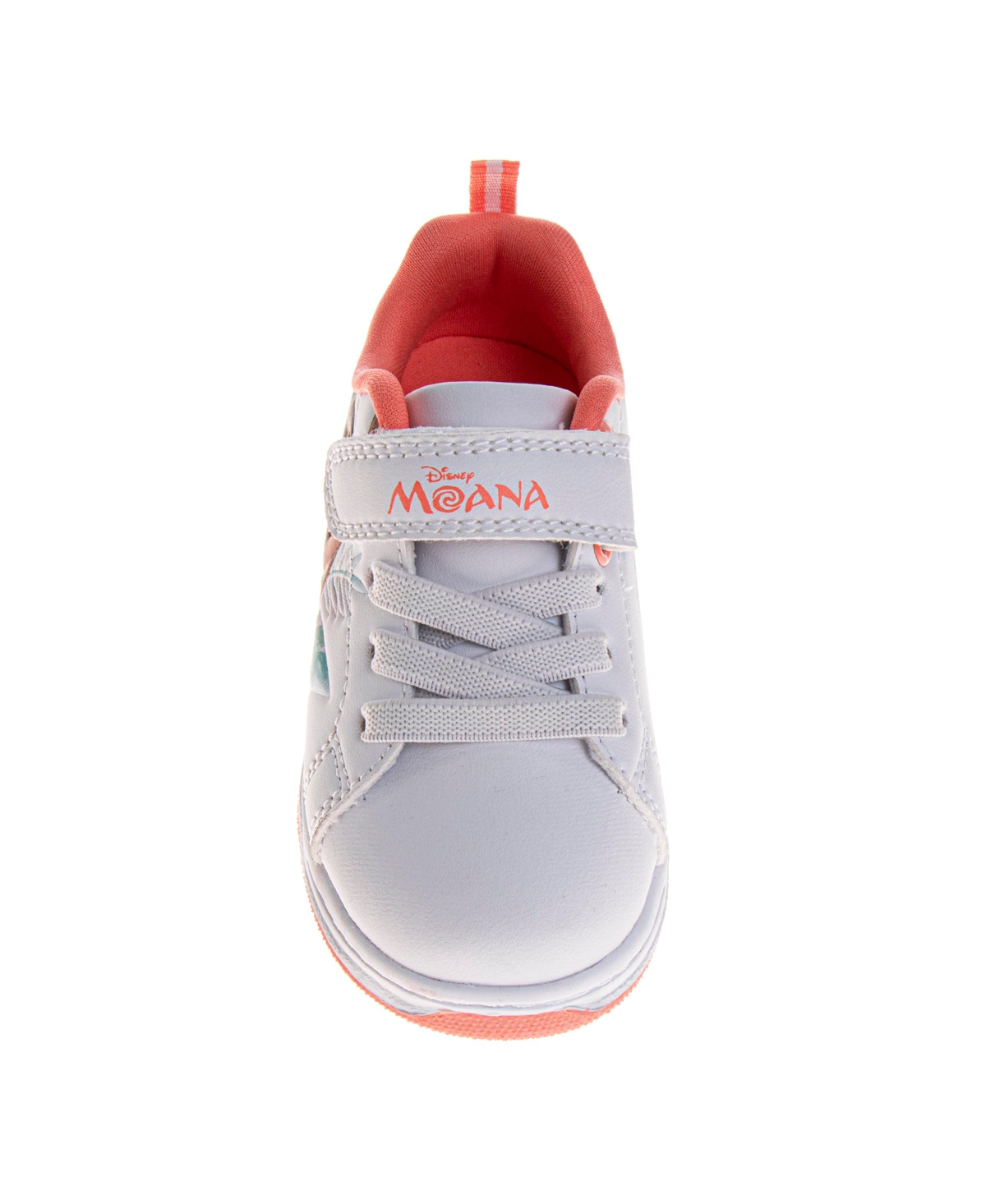 Disney Toddler Girls Moana Hook And Loop Sneakers In White