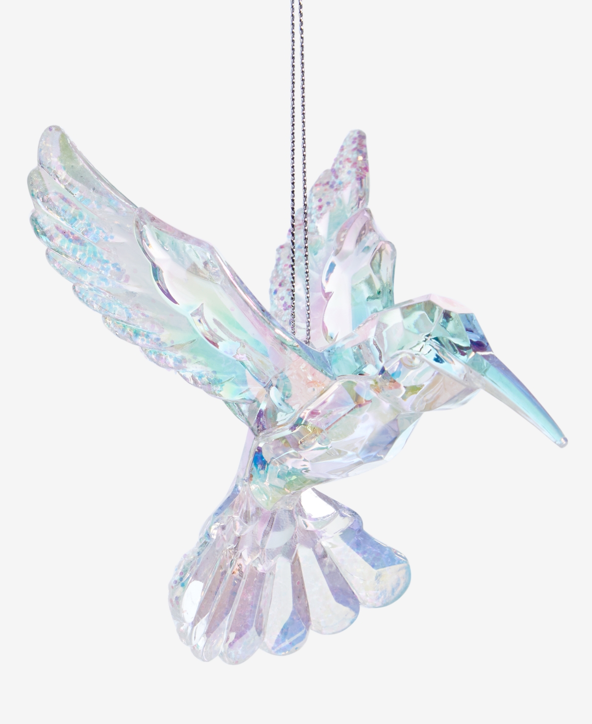 Holiday Lane Pastel Shine Iridescent Dove Ornament, Macy's Exclusive In Transparent