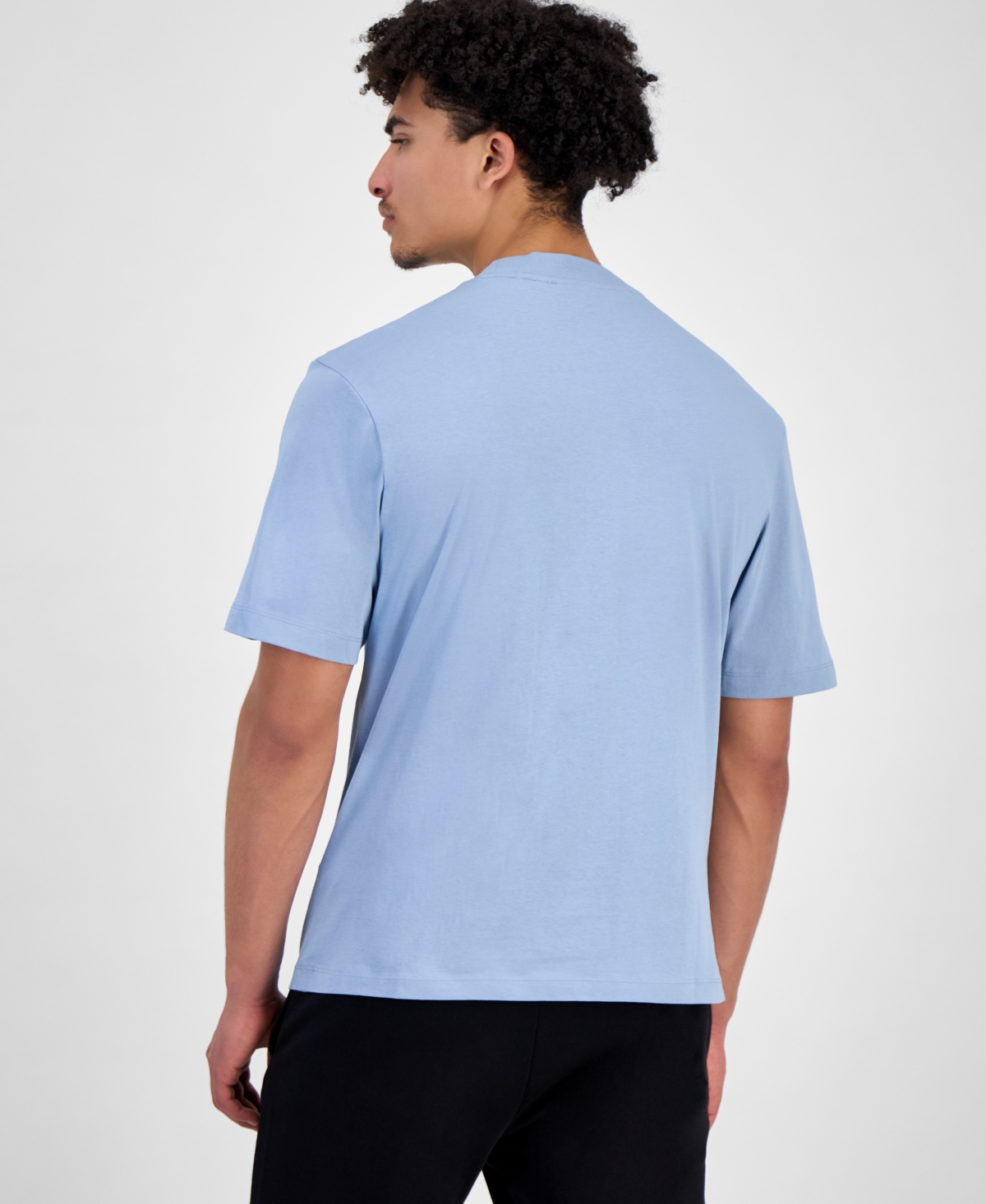 Hugo Boss Hugo By  Men's Logo T-shirt In Blue