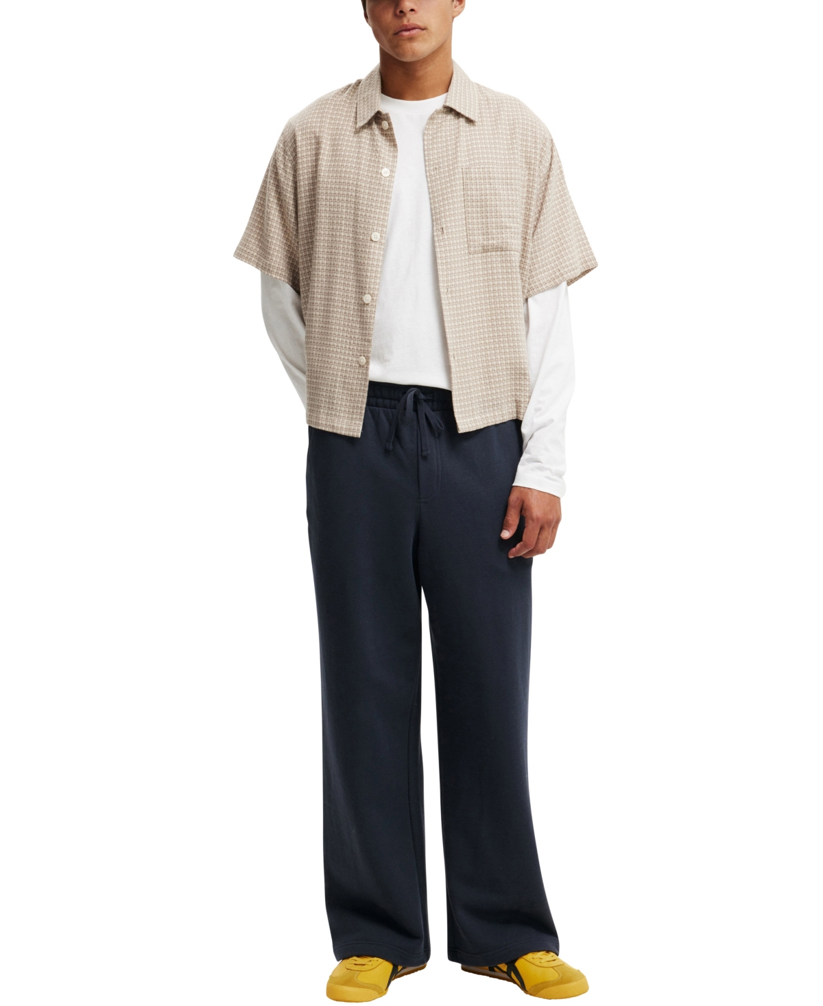 Shop Cotton On Men's Super Baggy Sweatpants In True Navy