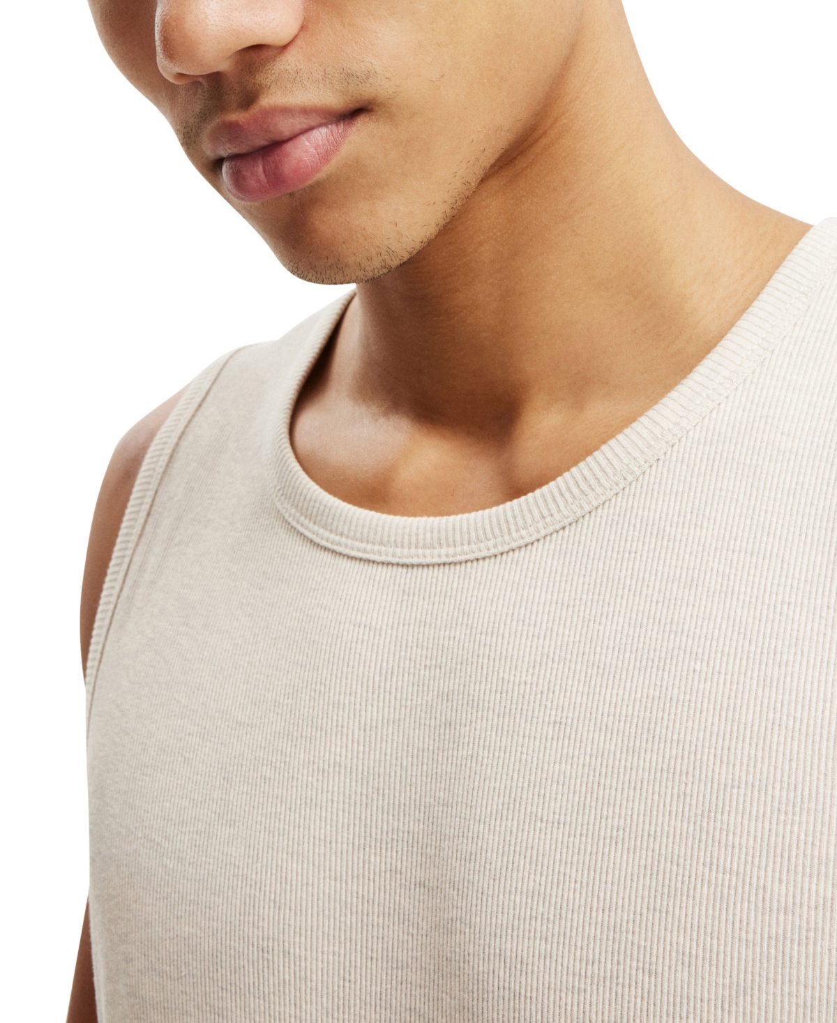 COTTON ON MEN'S RIB TANK TOP 