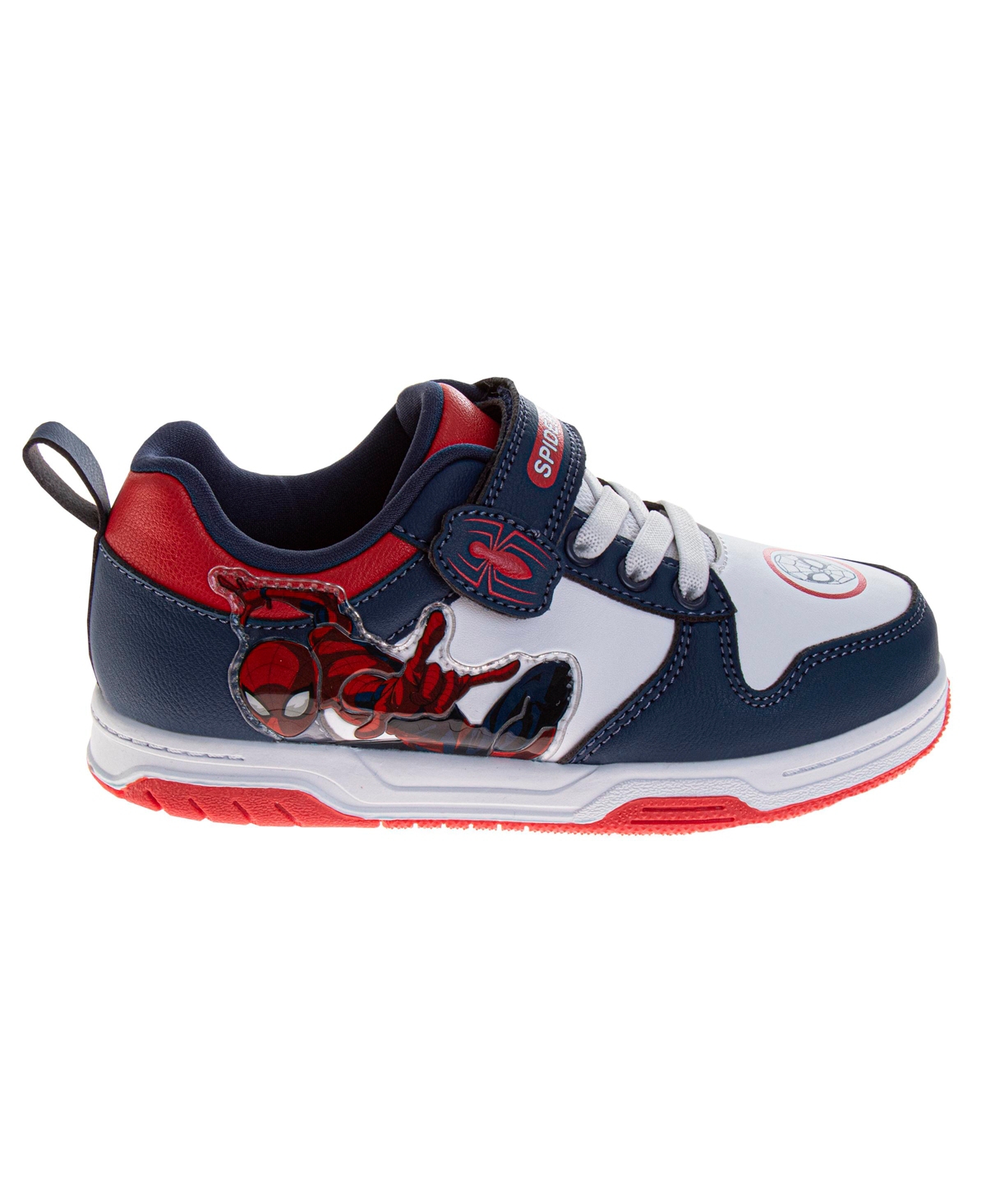 Spider-man Little And Big Boys Amazing Lace Up Sneakers In White
