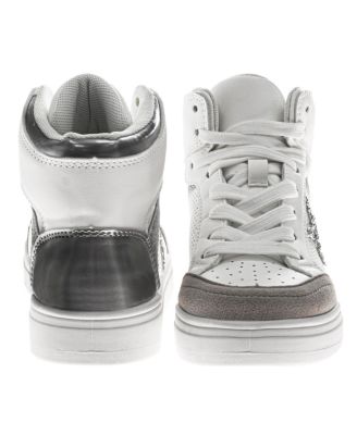 Little and Big Girls High Top Sneakers