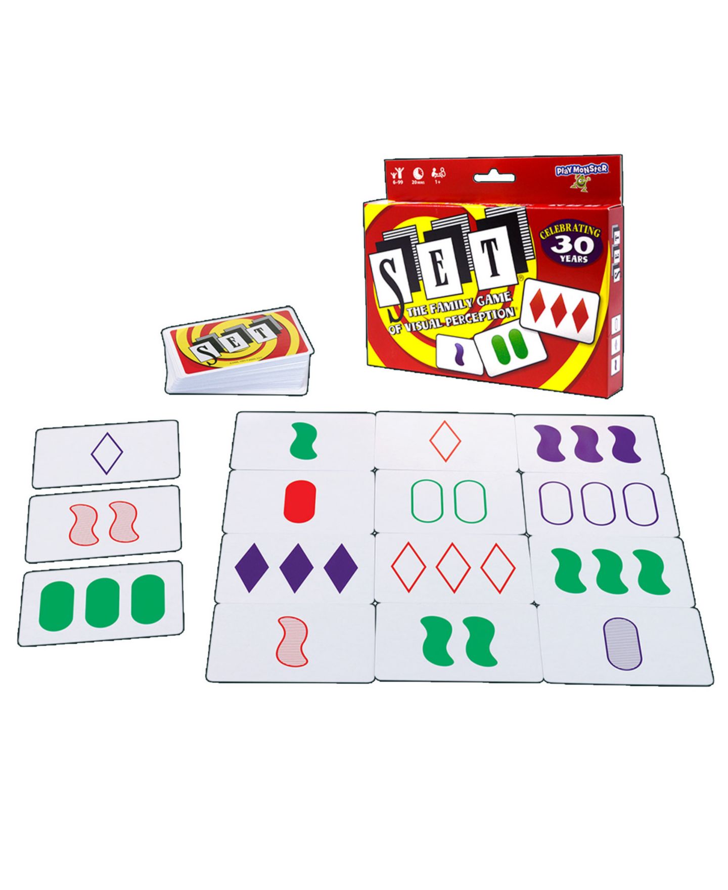 Детские карточные игры SET Family Games The Family Game of Visual Perception Card Games, Pack of 2 — фото 3