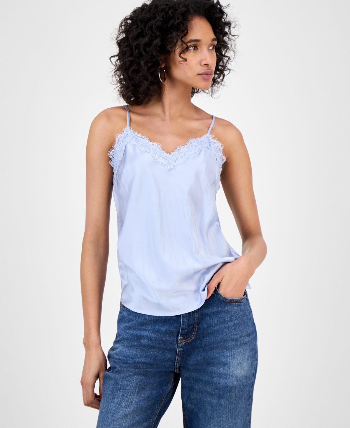 Women's Tullia Lace-Trim Camisole - Nimbus Blue