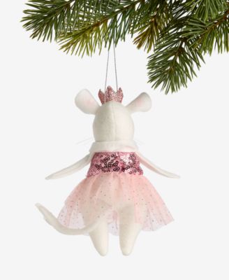 Tiny Tidings Princess Mouse Fabric Ornament, Macy's Exclusive