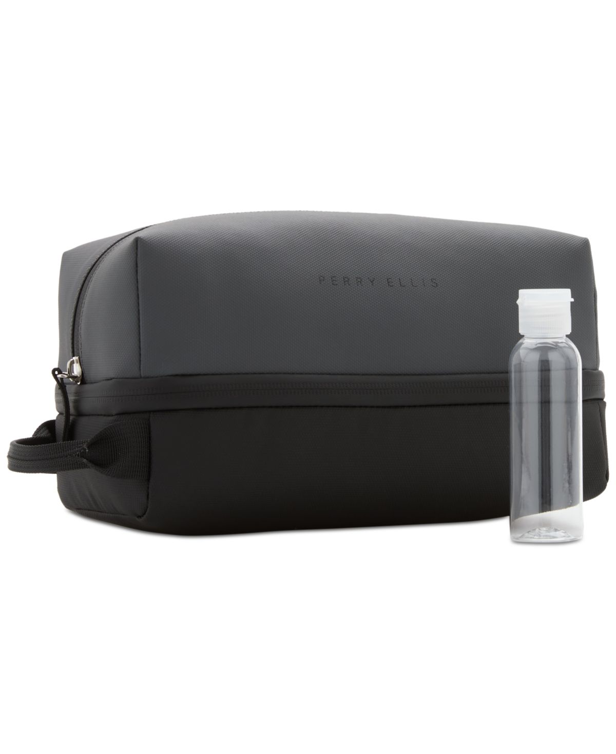 Мужской серый нейлоновый дорожный чемодан