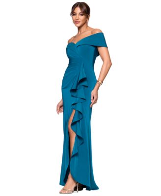 Women's Faile Satin Off-The-Shoulder Gown 