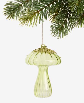 Holiday Lane - Enchanted Forest Glass Mushroom Ornament