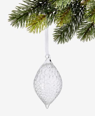 Holiday Lane - Iced Delight Glass Drop Ornament