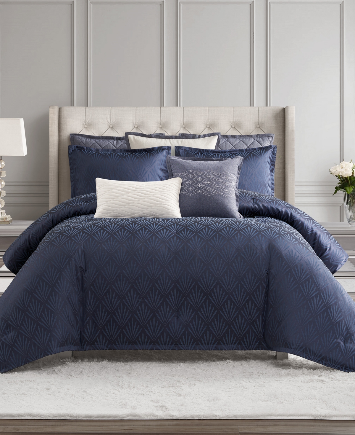 Waterford Chloe Decorative Pillow, 12" X 22" In White