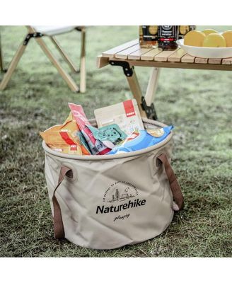 Collapsible Bucket, Folding Bucket Wash Basin with Handle, Portable Water Container 20L for Camping Fishing Travelling