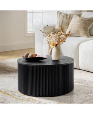 wood Hilario Round Coffee Table